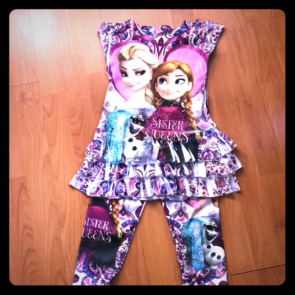Frozen girl outfit